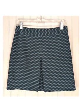 LOFT size medium Skirt with Blue Pattern